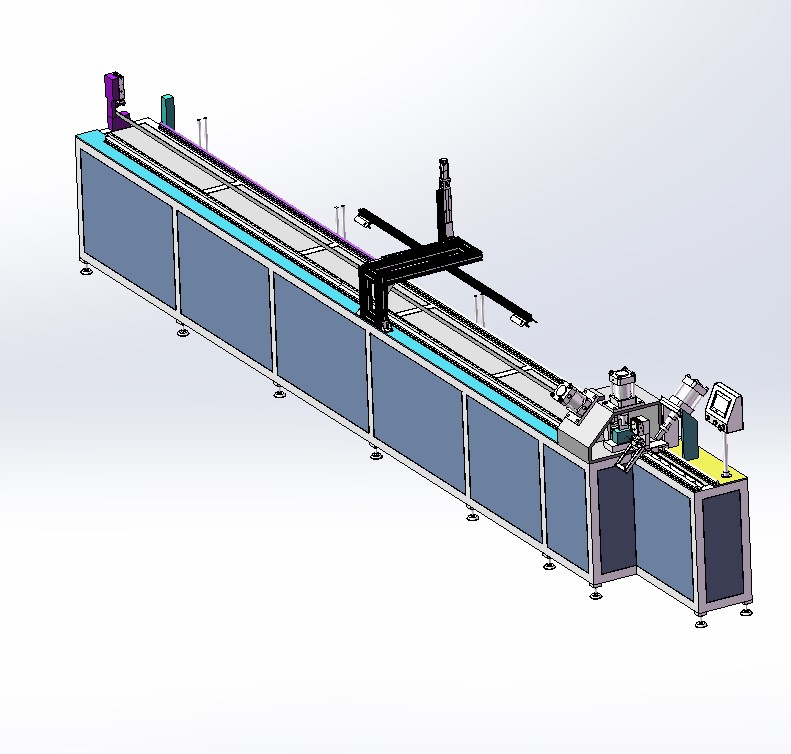 A11 角铁自动上料冲孔机